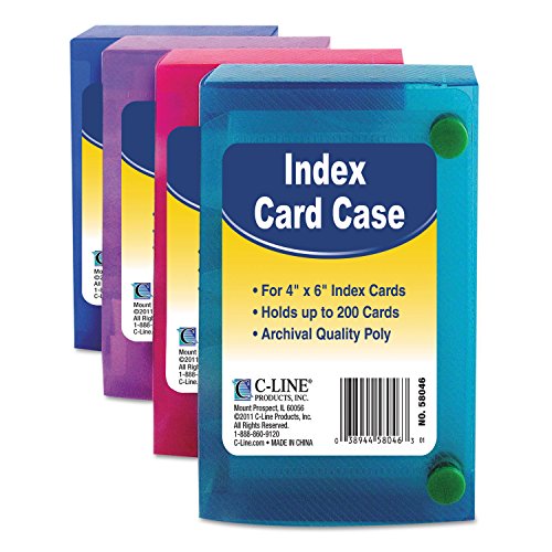 Book Cover C LINE 4X6 INDEX CARD CASE