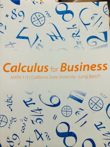 Calculus for Business CSULB