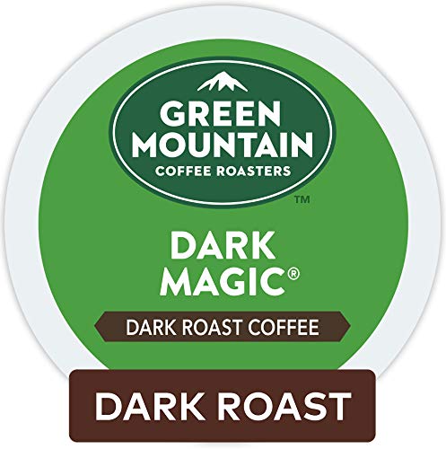 Book Cover Green Mountain Coffee Roasters Dark Magic Keurig Single-Serve K-Cup Pods, Dark Roast Coffee, 12 Count, Pack of 6