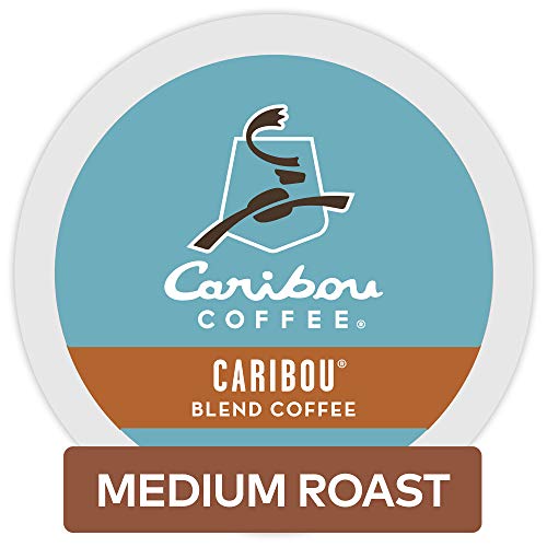 Book Cover Caribou Coffee Caribou Blend, Single Serve Coffee K-Cup Pod, Medium Roast, 12 count, Pack of 6