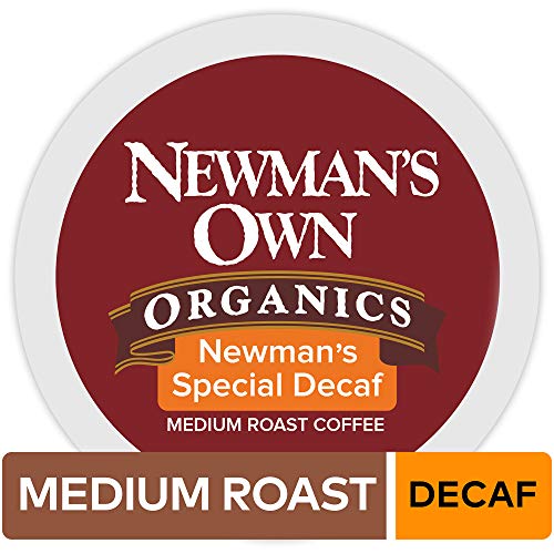 Book Cover Newman's Own Organics Keurig Single-Serve K-Cup Pods Newman's Special Blend Decaf Medium Roast Coffee, 72 Count (6 Boxes of 12 Pods)