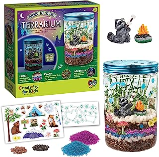 Book Cover Creativity for Kids Grow 'n Glow Terrarium - Science Kit for Kids