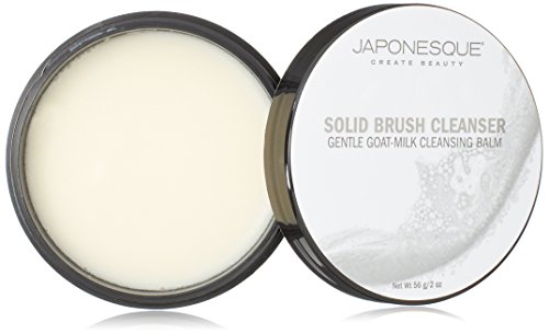 JAPONESQUE Solid Brush Cleanser Gentle Goat-Milk Cleansing Balm, 2 oz