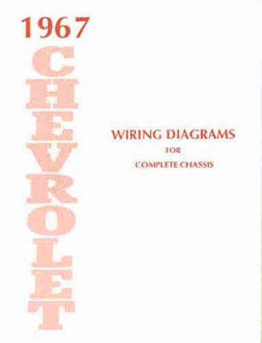 1967 CHEVROLET CARS COMPLETE 10 PAGE SET OF FACTORY ELECTRICAL WIRING DIAGRAMS & SCHEMATICS GUIDE - INCLUDES: Caprice, Impala, Bel Air & Biscayne and full size Station Wagons CHEVY 67