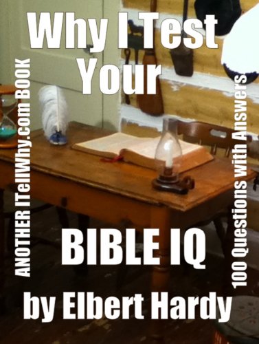 WHY I TEST YOUR BIBLE IQ: 100 Questions with Answers