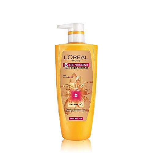 L'Oreal Paris 6 Oil Nourish Shampoo, 640ml (With 10% Extra)