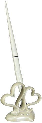 Fashioncraft Interlocking Hearts Design Wedding Pen Set