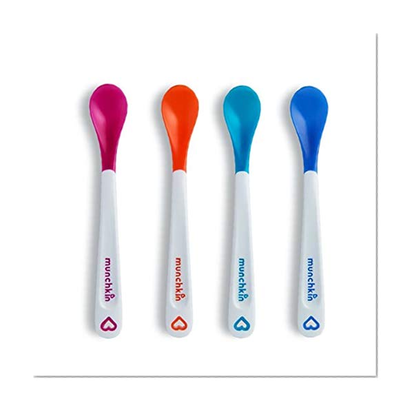 Munchkin 4 Cuillères Thermosensibles - White Hot
