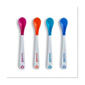 Munchkin 4 Cuillères Thermosensibles - White Hot