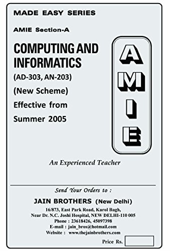 AMIE Computing and Informatics AN-303/AD-303 Solved Paper