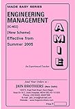 AMIE Engineering Management IC402 Section-B Solved Question Paper