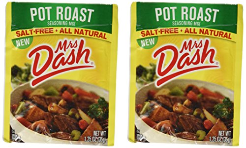 Book Cover Mrs Dash Seasoning Mix - Pot Roast - All Natural - Salt-Free - Net Wt. 1.25 OZ (35 g) - Pack of 2 Packets