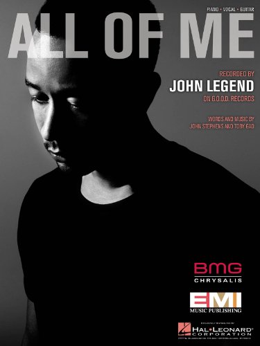John Legend - All Of Me - Sheet Music Single