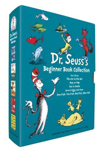 Dr. Seuss's Beginner Book Collection: The Cat in the Hat / One Fish, Two Fish, Red Fish, Blue Fish / Green Eggs and Ham / Hop on Pop / Fox in Socks by Dr Seuss (2009) Hardcover