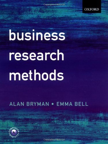 Business Research Methods by Bryman, Alan, Bell, Emma (2006) Paperback