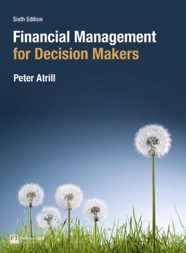 Financial Management for Decision Makers by Atrill, Dr Peter (2011) Paperback
