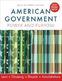 American Government: Power and Purpose - 2010 Election Update by Lowi, Theodore, Ginsberg, Benjamin, Shepsle, Kenneth, Ansola (2011) Paperback