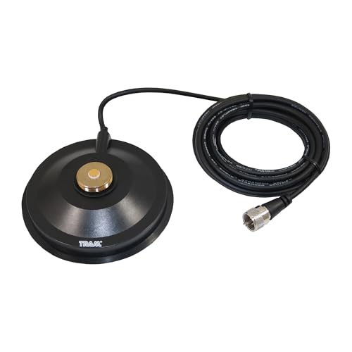 Tram® NMO 5-in. Magnet with Soft Rubber Boot, 17 Ft. Cable, PL-259