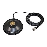 Tram® NMO 5-in. Magnet with Soft Rubber Boot, 17 Ft. Cable, PL-259