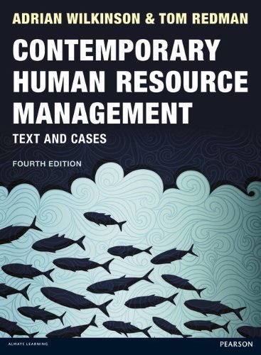 Contemporary Human Resource Management: Text and Cases by Redman, Prof Tom, Wilkinson, Prof Adrian (2013) Paperback