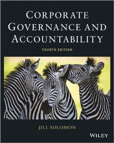 Corporate Governance and Accountability by Solomon, Jill (2013) Paperback