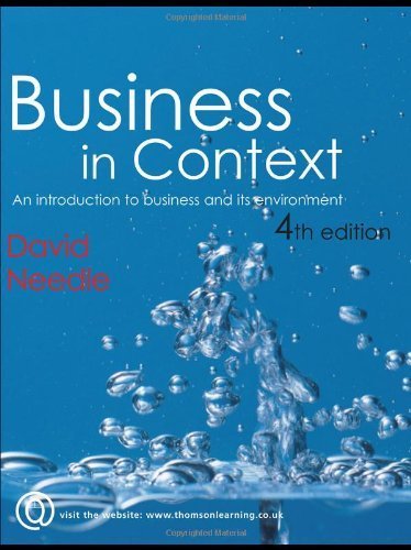 Business in Context by Needle, David (2004) Paperback