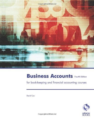 Business Accounts (Accounting & Finance) by Cox, David (2012) Paperback