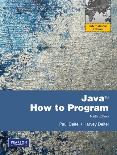 Java How to Program: International Version by Deitel, Harvey, Deitel, Paul J. (2011) Paperback