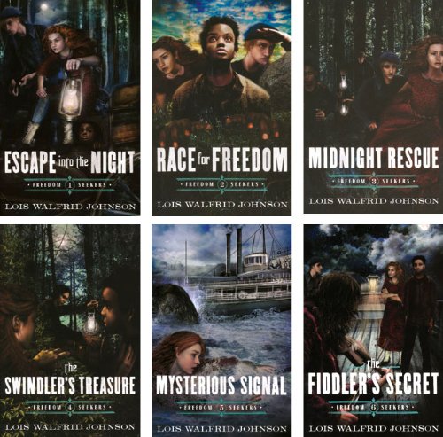 Freedom Seekers - Set of 6 Volumes Including Escape Into the Night, Race for Freedom, Midnight Rescue, the Swindler's Treasure, Mysterious Signal, and the Fiddler's Secret