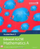 Edexcel IGCSE Mathematics A (Student Book 2 ) (Edexcel International GCSE) by Turner, D A, Potts, I A, Waite, W R J, Hony, B V (2009) Paperback