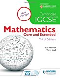Cambridge IGCSE Mathematics Core and Extended 3ed + CD (Book & CD) by Wall, Terry, Pimentel, Ric (2013) Paperback