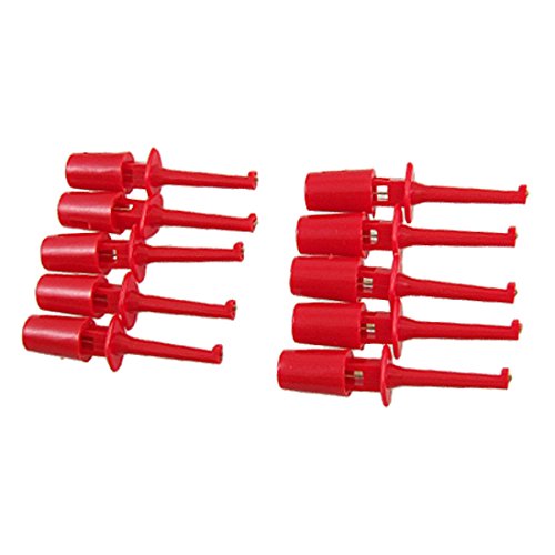 Sourcingmap Lot de 10 embouts testeurs pour multimètre Rouge