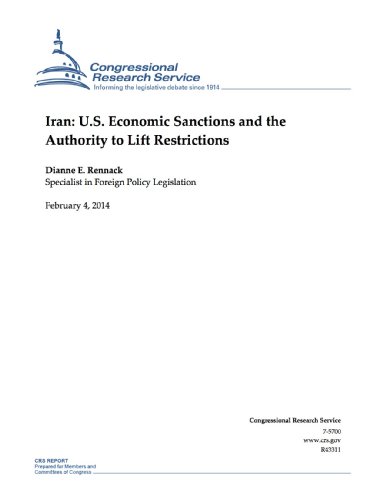 Iran: U.S. Economic Sanctions and the Authority to Lift Restrictions