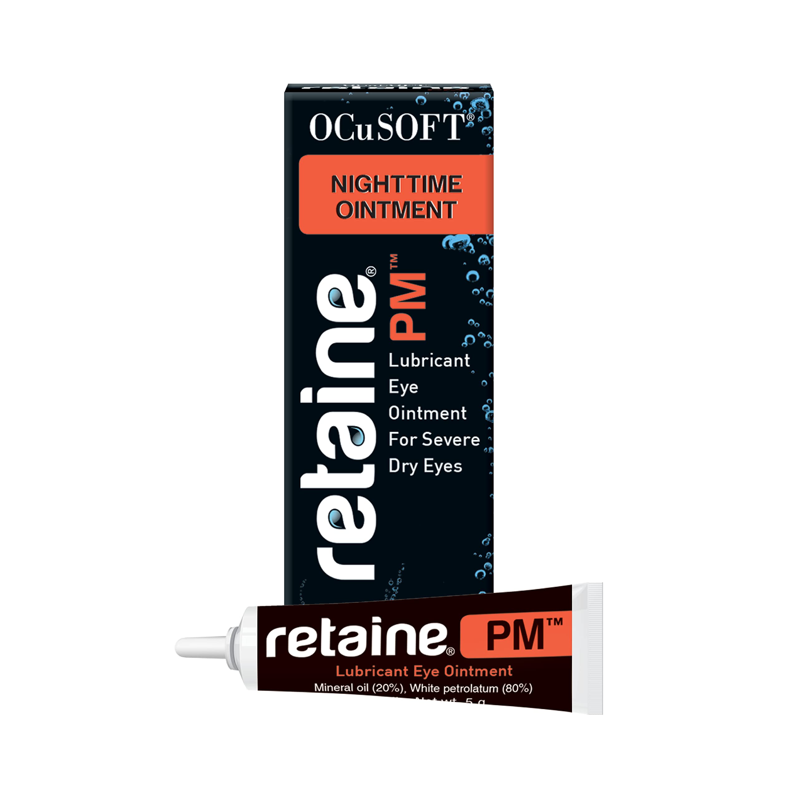 OCuSOFT Retaine Pm 5g Tube, Black Box W/Red Banner, 5gm