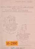 Hitachi Seiki 4MK, Milling Machine, Parts and Drawings Manual