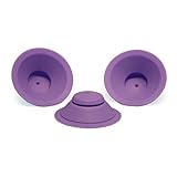 Wow Cup Silicone Valve Replacement 3-pack, Purple, 3-1/8 inch Diameter