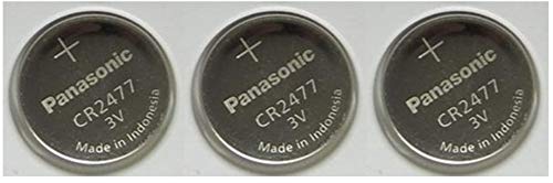 Panasonic CR2477 3V Lithium Cell Battery (Pack of 3)