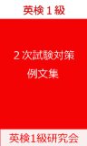 Eiken 1 Kyu Niji Shiken Taisaki Reibunshu (Japanese Edition)