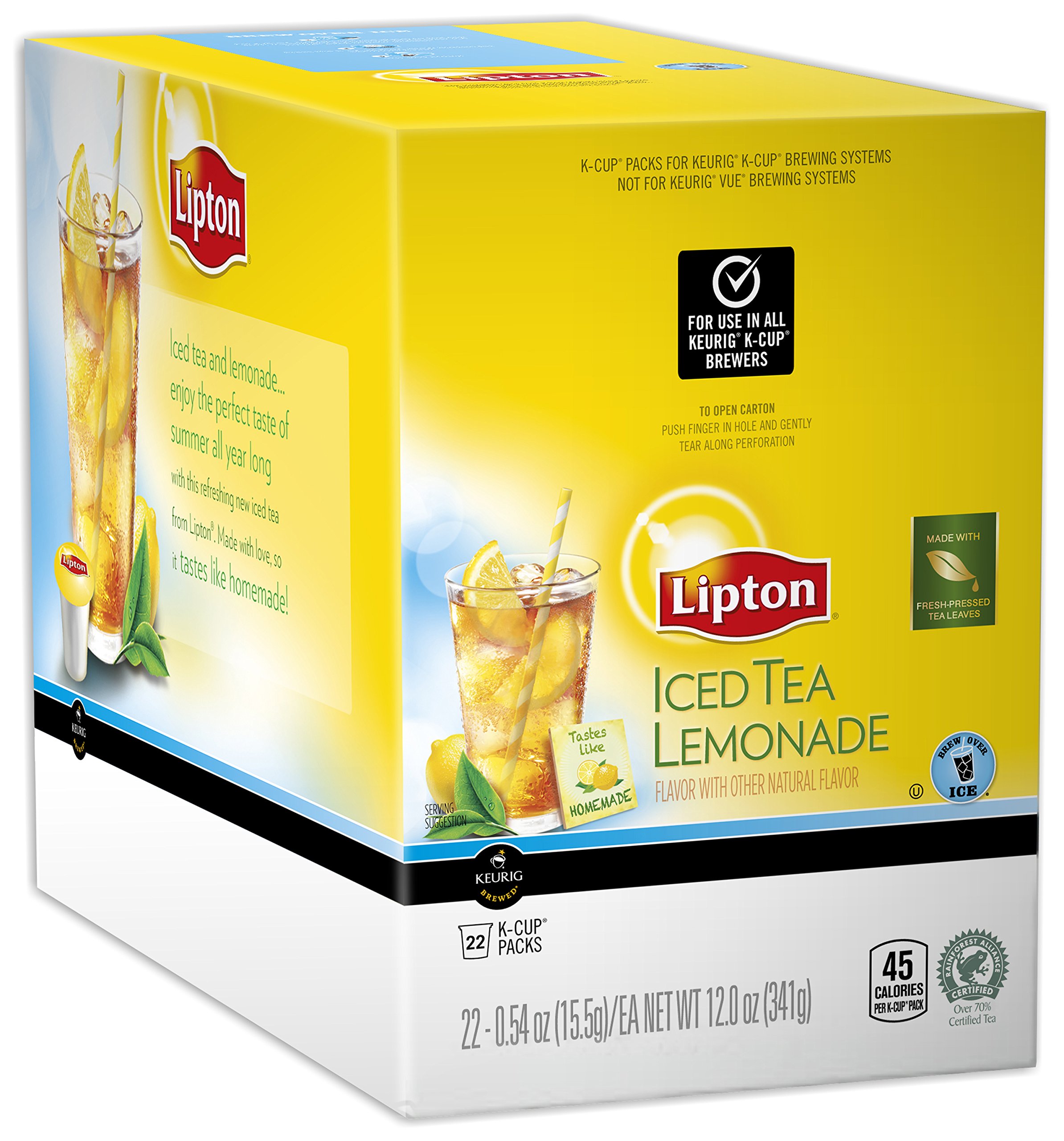 Lipton K-Cups, Iced Tea Lemonade, 22 ct