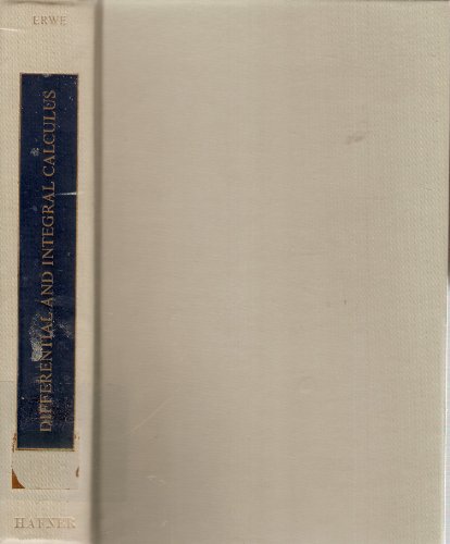 2nd Edition of Differential & Integral Calculus [Freidhelm Erwe]