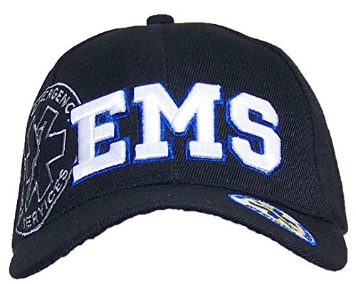 Y&W EMS Emergency Medical Services Badge On Bill Adjustable Hat (One Size)