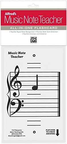 Book Cover Alfred's Music Note Teacher: All-In-One Flashcard (White)