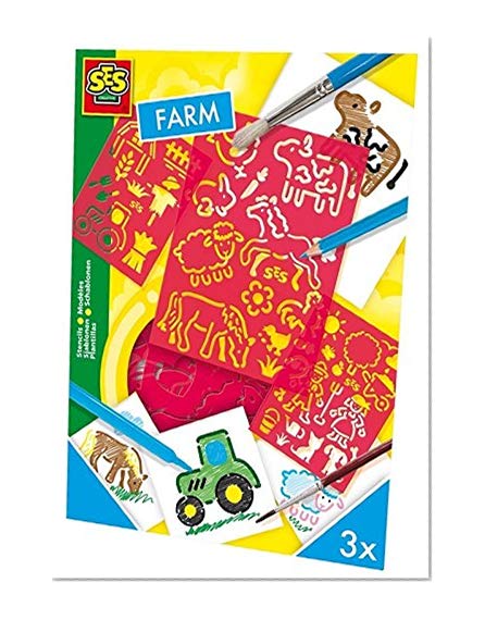 Ses - 00351 - Loisirs Créatifs - Pochoirs - Thème Ferme