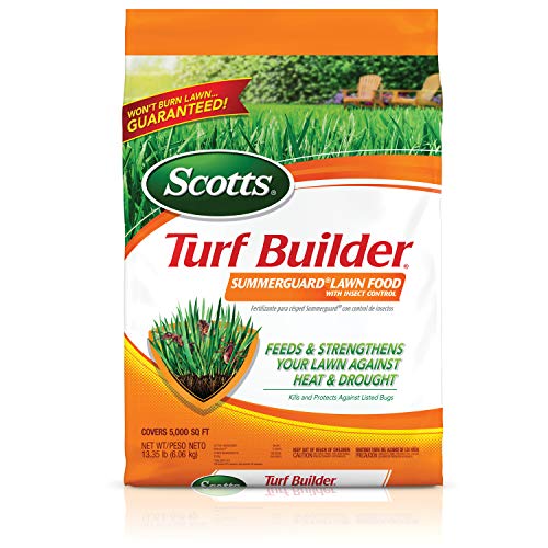 Book Cover Scotts Turf Builder SummerGuard Lawn Food with Insect Control, 13.35 lbs., 5,000 sq. ft.