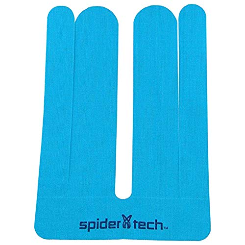 Lower Back Kinesiology Tape (Pack of 4) Tin Box [Blue]. Water-Resistant and Easy to use. Athletic Tape Preferred by Athletes. Reduce Pain and Inflammation, Help re-Train Muscles, Enhanced Performance