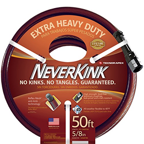 Book Cover Teknor Apex NeverKink 8642-50, Extra Heavy Duty Garden Hose, 5/8-Inch by 50 -Feet