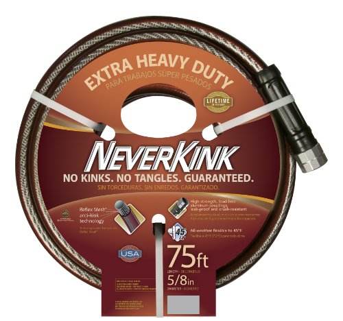 Apex 8642 -75 NeverKink Series 3000 Extra Heavy Duty Garden Hose, 5/8-Inch by 75-Feet