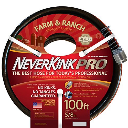 Teknor Apex Neverkink,  8846-100 Farm & Ranch Water Hose, 5/8-in x 100-feet