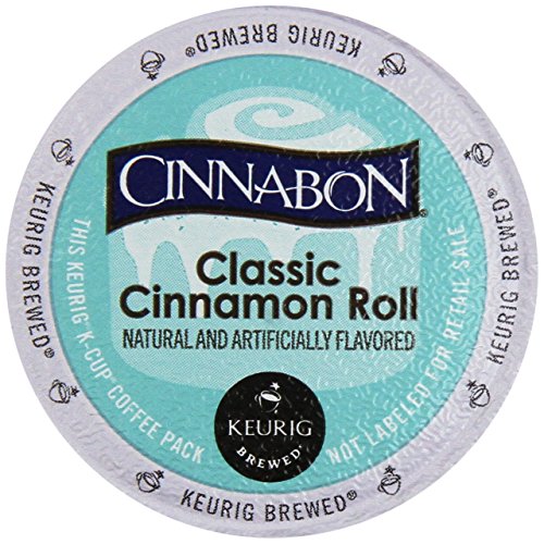 Book Cover Cinnabon Classic Cinnamon Roll Coffee Keurig K-Cups, 36 Count