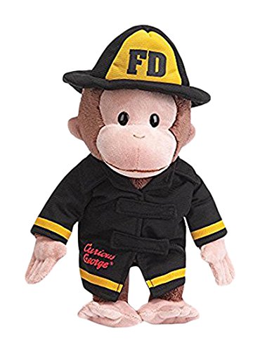 Gund Curious George Fireman Stuffed Animal